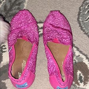 Gently used pink toms